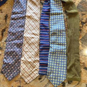 Lot Of 15 Random Mens Neck Ties Assorted Bundle Mix